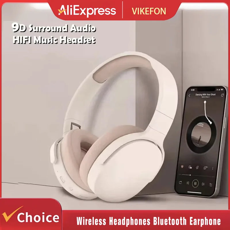 Fashion HIFI Stereo Headsets – True Sports Wireless Bluetooth Over-Ear Headphones