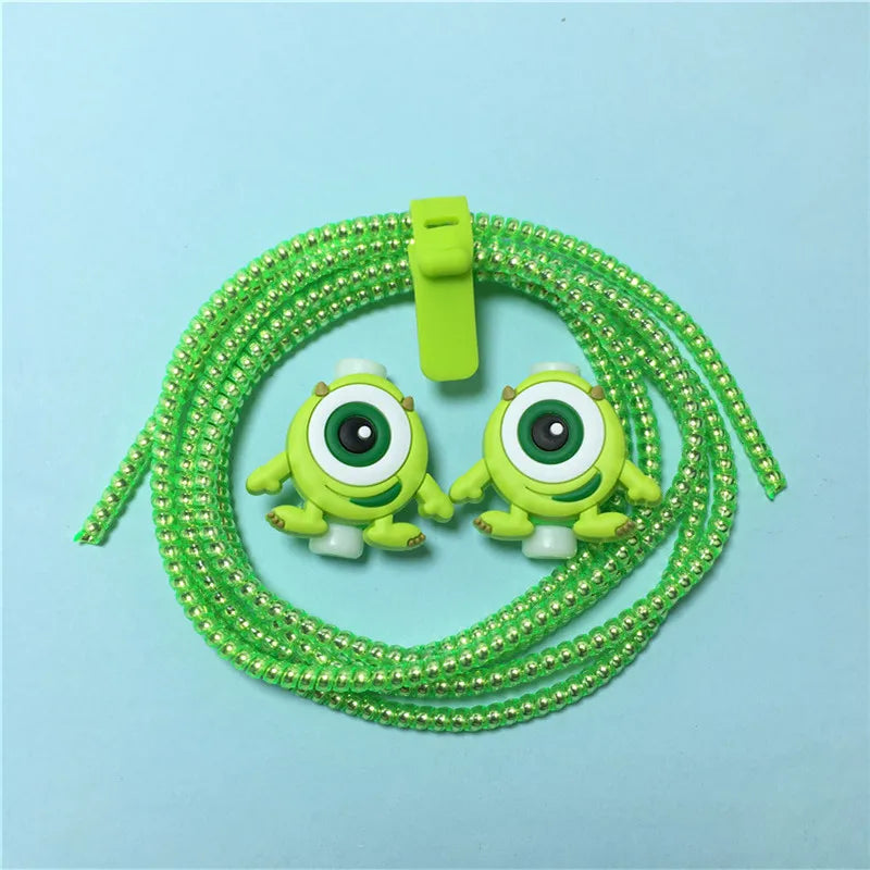 Cartoon Disney Cable Winder Set – USB Charger Cable Protector