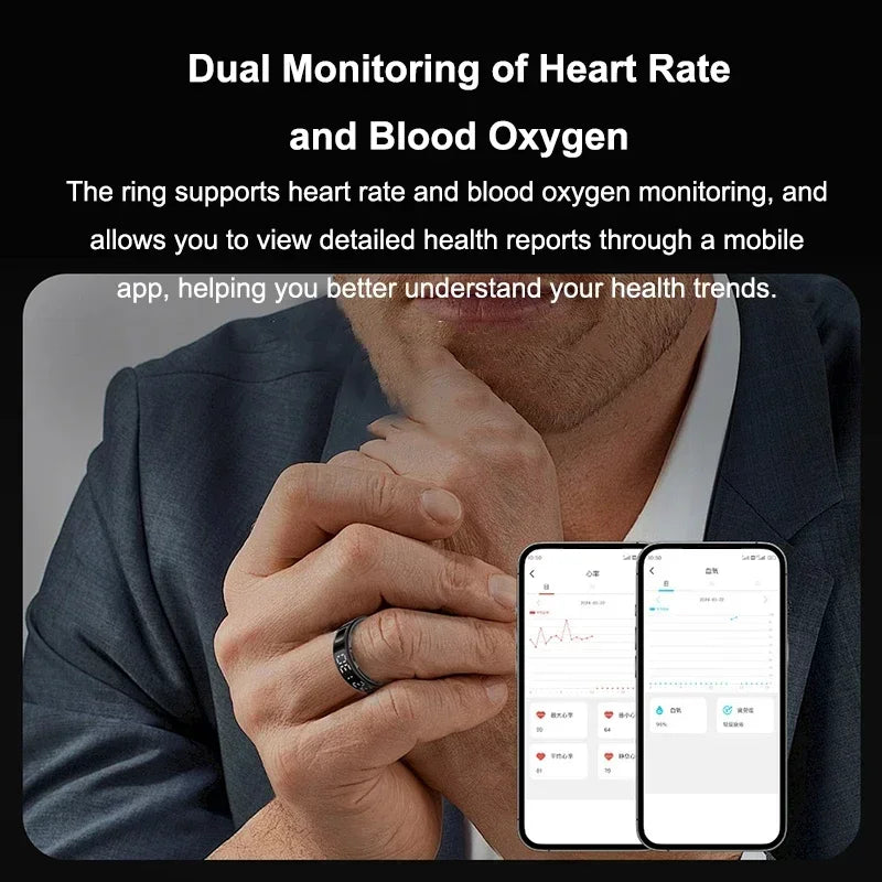Smart Fitness Ring – Waterproof Health Tracker