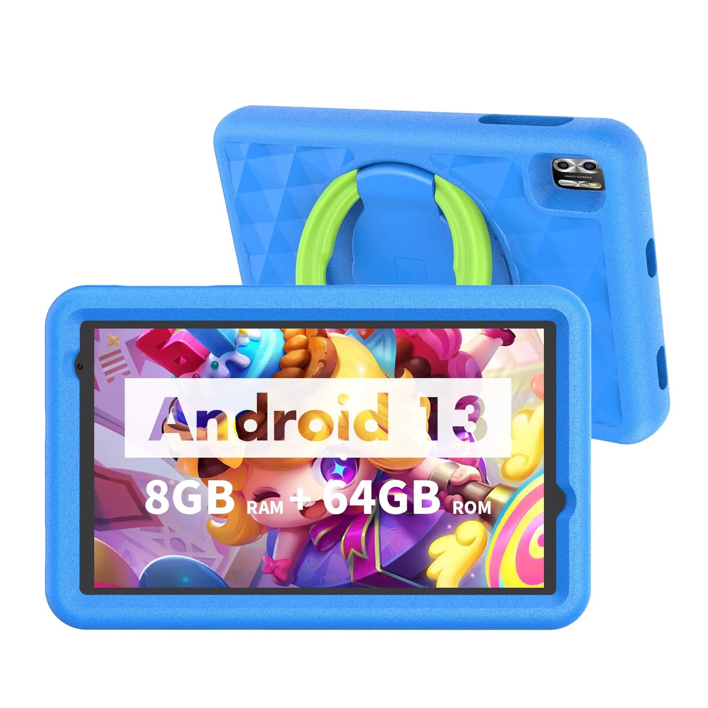 VASOUN 8 Inch Kids Tablet – Android 13, 4GB+4GB Expandable RAM