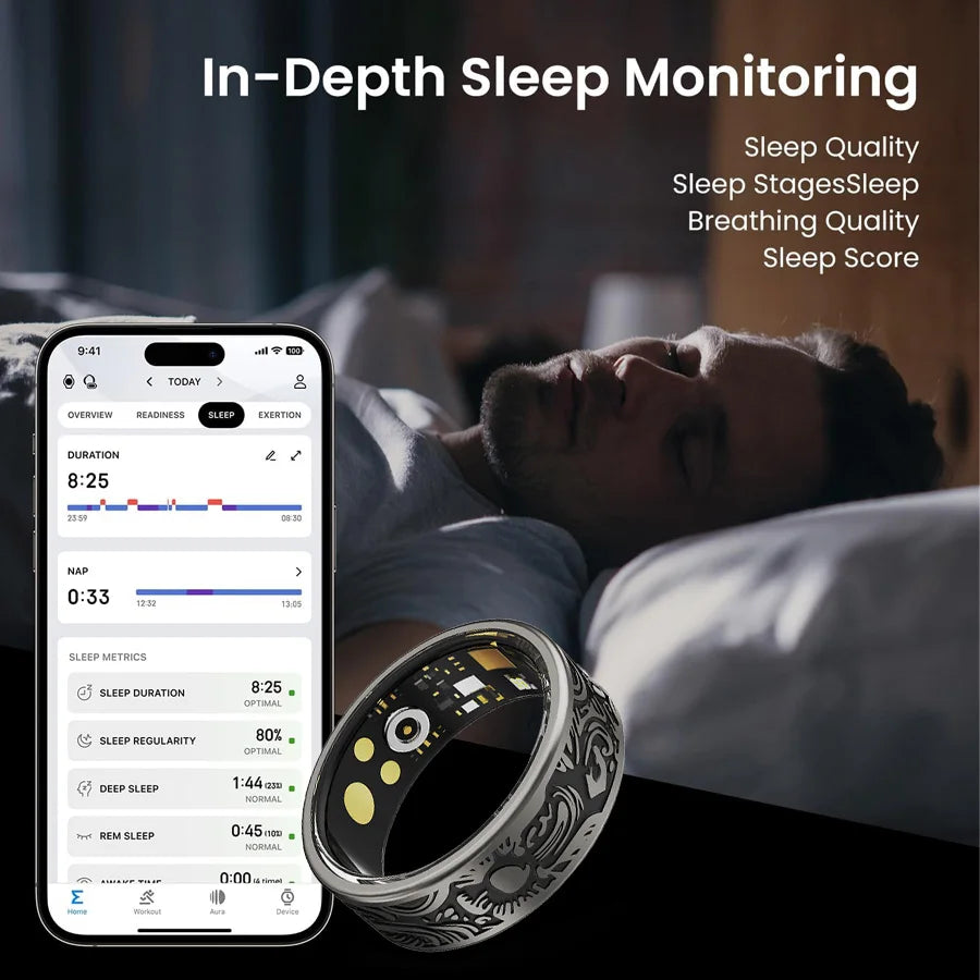 Smart Vintage Ring – Stylish Wearable with Modern Technology