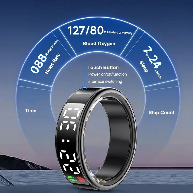 Smart Fitness Ring – Waterproof Health Tracker