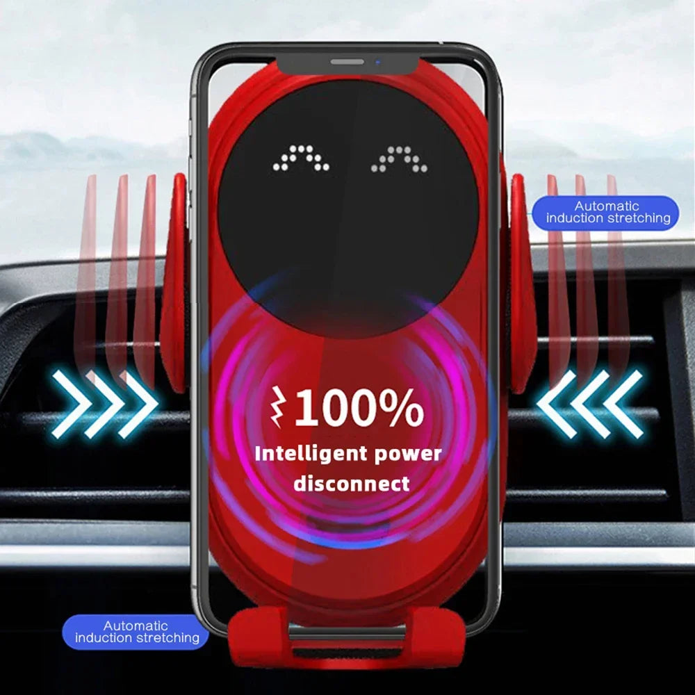 FashionQi S11 Smart Wireless Car Charger & Phone Holder