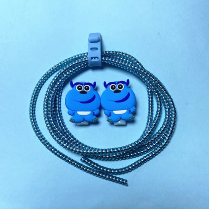 Cartoon Disney Cable Winder Set – USB Charger Cable Protector