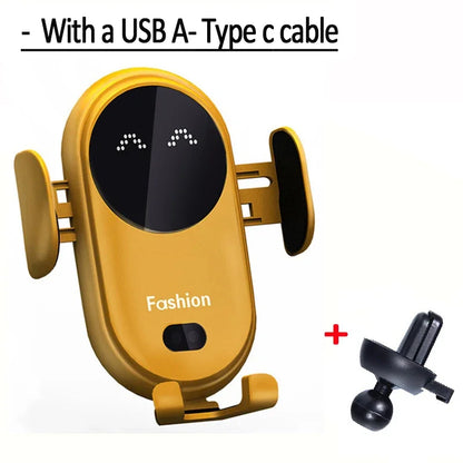 FashionQi S11 Smart Wireless Car Charger & Phone Holder