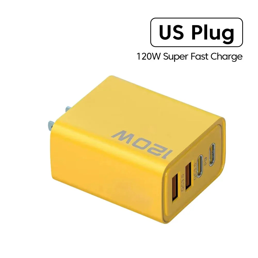 USB Type-C Charger 4 Ports – PD Fast Charging Adapter
