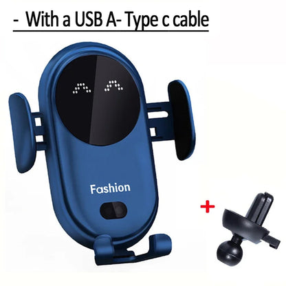FashionQi S11 Smart Wireless Car Charger & Phone Holder