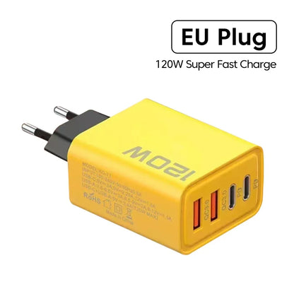 USB Type-C Charger 4 Ports – PD Fast Charging Adapter