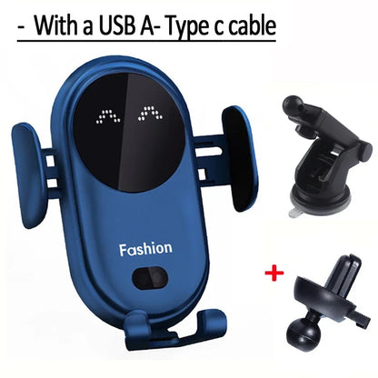 FashionQi S11 Smart Wireless Car Charger & Phone Holder
