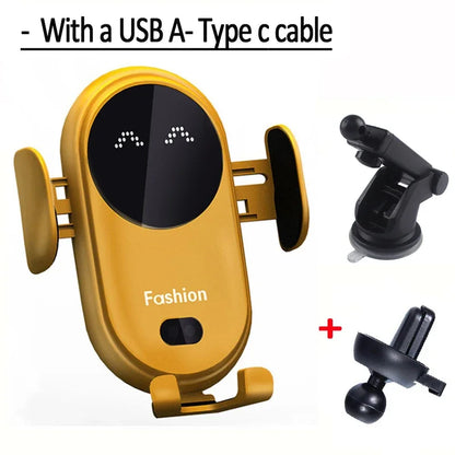 FashionQi S11 Smart Wireless Car Charger & Phone Holder