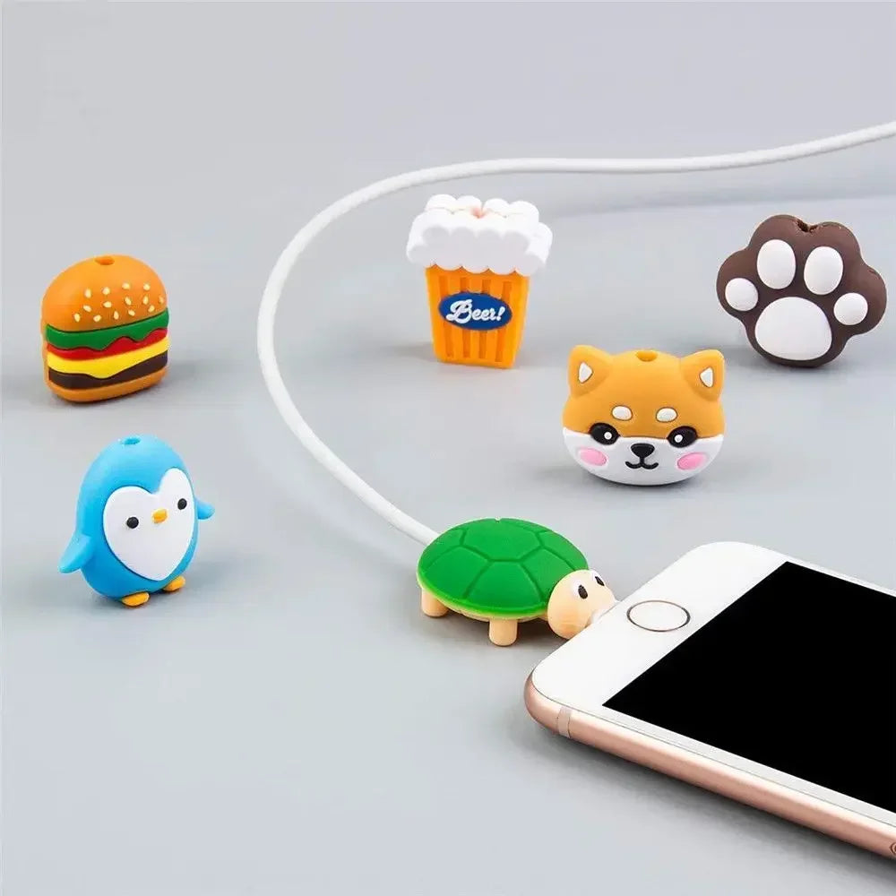 Charger Plug Protective Case – USB Cable Protector, Cord Case Winder
