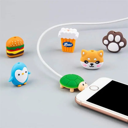 Charger Plug Protective Case – USB Cable Protector, Cord Case Winder
