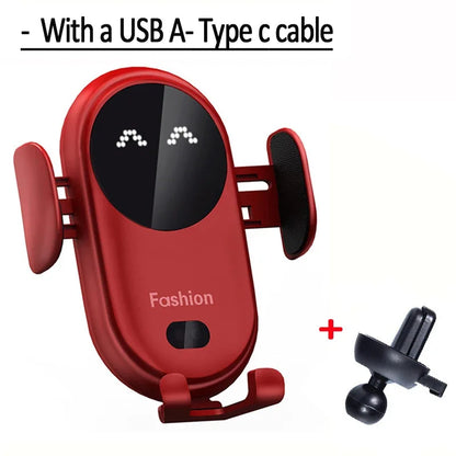 FashionQi S11 Smart Wireless Car Charger & Phone Holder